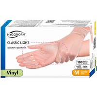 HYGONORM unisex Einmalhandschuhe CLASSIC LIGHT weiß Größe M 100 St. von HYGONORM