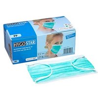 50 St. HYGOSTAR medizinischer Mundschutz DIN EN 14683 Typ II R von HYGOSTAR