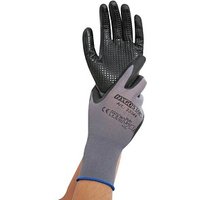 HYGOSTAR unisex Arbeitshandschuhe Ergo Flex Dotty grau Größe 10, 12 Paar von HYGOSTAR