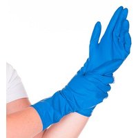 HYGOSTAR unisex Chemikalienschutzhandschuh High Risk blau Größe 8, 50 St. von HYGOSTAR