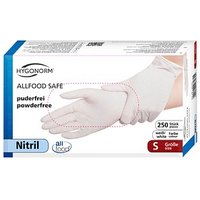 HYGOSTAR unisex Einmalhandschuhe ALLFOOD SAFE weiß Größe S, 250 St. HYGOSTAR unisex Einmalhandschuhe ALLFOOD SAFE weiß Größe S, 250 St. von HYGOSTAR