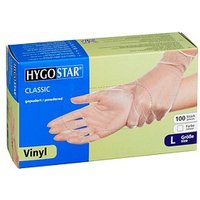 HYGOSTAR unisex Einmalhandschuhe CLASSIC transparent Größe L, 100 St. HYGOSTAR unisex Einmalhandschuhe CLASSIC transparent Größe L, 100 St. von HYGOSTAR