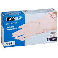 HYGOSTAR unisex Einmalhandschuhe SAFE LIGHT pink Größe L, 100 St. HYGOSTAR unisex Einmalhandschuhe SAFE LIGHT pink Größe L, 100 St. von HYGOSTAR