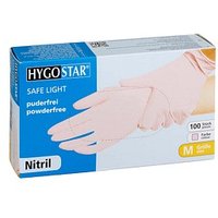 HYGOSTAR unisex Einmalhandschuhe SAFE LIGHT lila Größe M 100 St. von HYGOSTAR