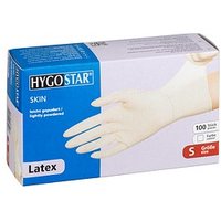 HYGOSTAR unisex Einmalhandschuhe SKIN weiß Größe S 100 St. von HYGOSTAR