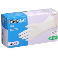 HYGOSTAR unisex Einmalhandschuhe SKIN weiß Größe XL 100 St. von HYGOSTAR
