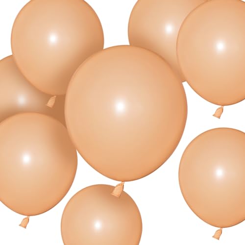 Apricot Balloons 50 Pack 12 Inch Nude Balloons Beige Balloons for Balloon Garland or Balloon Arch, Baby Shower Decorations Birthday Wedding Anniversaries Decorations von HYKJNBW