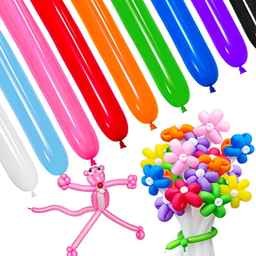 HYKJNBW Lange Luftballons zum Modellieren, 260Q Luftballons, magische Luftballons Twisting Tiere Ballons für Hochzeit Bachlorette Geburtstag Party Dekoration 100cs HYKJNBW Lange Luftballons zum Modellieren, 260Q Luftballons, magische Luftballons Twisting Tiere Ballons für Hochzeit Bachlorette Geburtstag Party Dekoration 100cs von HYKJNBW