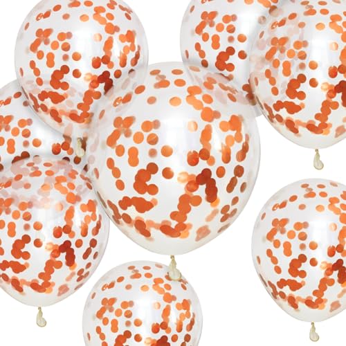 Rotgoldene Konfetti-Luftballons, 50 Stück, 30,5 cm, rotgoldenes Konfetti-Party-Ballon, starke dicke Latex-Luftballons für Geburtstag, Hochzeit, Babyparty, Jahrestag, Feiern, Party-Dekorationen Rotgoldene Konfetti-Luftballons, 50 Stück, 30,5 cm, rotgoldenes Konfetti-Party-Ballon, starke dicke Latex-Luftballons für Geburtstag, Hochzeit, Babyparty, Jahrestag, Feiern, Party-Dekorationen von HYKJNBW