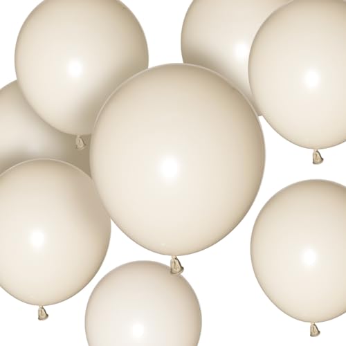 Sandweiße Luftballons, 50 Stück, 30,5 cm, weißer Sandballon, matte Latex-Luftballons für weiße Themen, Geburtstagsparty, Hochzeit, Babyparty, Dekorationen Sandweiße Luftballons, 50 Stück, 30,5 cm, weißer Sandballon, matte Latex-Luftballons für weiße Themen, Geburtstagsparty, Hochzeit, Babyparty, Dekorationen von HYKJNBW