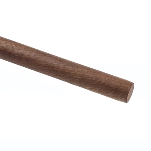 HYQING Walnuss-Dübelstangen, unbehandelt, rund, Holzstäbe for Basteln oder Flechten von Wandteppichen, Durchmesser 3 mm, Länge 100–600 mm(3mm*200mm*2pcs) von HYQING