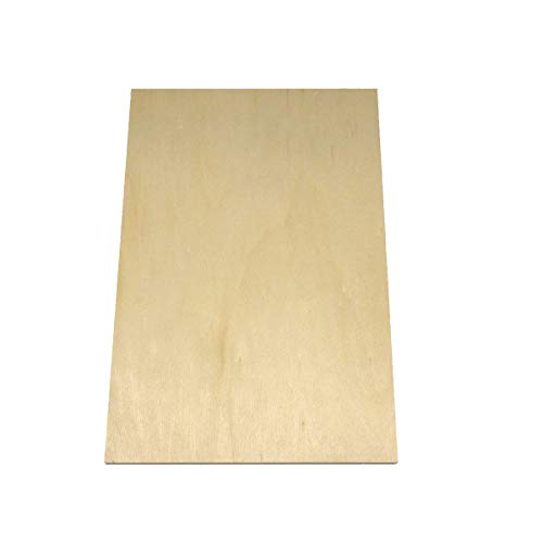 Sperrholzplatten, Lindensperrholz, tolles Geschenk for Kinderkunst und -handwerk, Juteseil, Weihnachtsschmuck, DIY-Bastelartikel, 8 mm x 300 mm x 450 mm(6mmx300mmx450mm) von HYQING