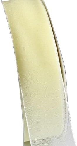 Chiffonband, Hochzeitsband, Organzaband, 0,23 Zoll x 100 Yard, Nylon, for Geschenkverpackungen, Partydekoration(4) von HYQOUKLR