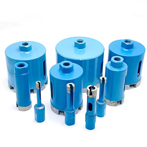 Holzbearbeitungswerkzeug, Diamantlochsäge, 1 stücke M10 Winkelschleifer 6-75mm Blau Diamant Bohrer Schneider Säge Kernbohrer Lochöffner 20mm von HYQOUKLR