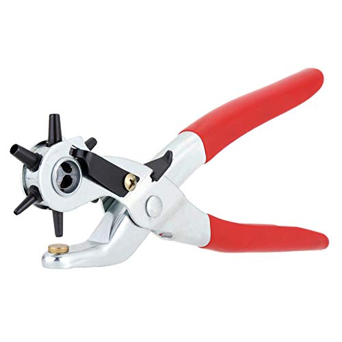 Leder Loch Punch, Leder Gürtel Locher Zange Revolve Nähmaschine Tasche Setter Werkzeug(B) von HYQOUKLR