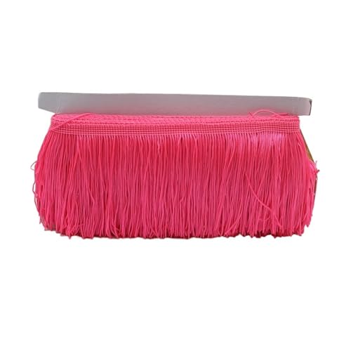 breite Quaste, Spitzenbesatz, Fransenquastenbesatz 10-30 cm Mehrfarbig Polyester(Peach,30cm) von HYQOUKLR