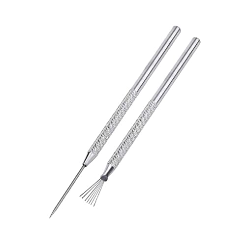 HYROOY Ton-Keramiknadel-Detailwerkzeuge und Drahtstruktur-Werkzeug, Keramik-Modellierwerkzeug für Ton, Keramik, Modellierung, Aluminium, Edelstahl HYROOY Ton-Keramiknadel-Detailwerkzeuge und Drahtstruktur-Werkzeug, Keramik-Modellierwerkzeug für Ton, Keramik, Modellierung, Aluminium, Edelstahl von HYROOY