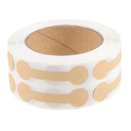HYTROVE 1 Rolle Kraftpapier Schmuck Preisschilder Selbstklebend Elegante Etiketten für Ringe und Ohrringe Minimalistisches Design für Stilvolle Präsentation von Schmuckstücken von HYTROVE
