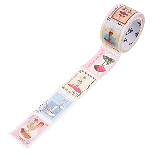 HYTROVE 1 Rolle Retro Stempel Aufkleber Vintage Papier Sticker für Scrapbooking Tagebuch und DIY Dekoration für Kreative Projekte und Persönliche Journals HYTROVE 1 Rolle Retro Stempel Aufkleber Vintage Papier Sticker für Scrapbooking Tagebuch und DIY Dekoration für Kreative Projekte und Persönliche Journals von HYTROVE
