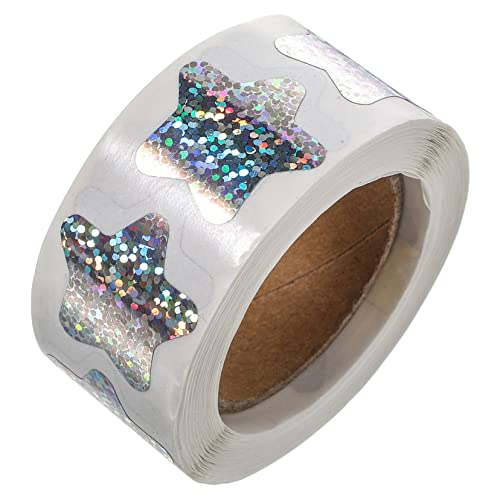 HYTROVE 1 Rolle Selbstklebende Glitzer Sternaufkleber Sticker für DIY Bastelprojekte Kinderfreundlich Wasserfest Vielseitig Einsetzbar für Dekorationen und Etikettierung HYTROVE 1 Rolle Selbstklebende Glitzer Sternaufkleber Sticker für DIY Bastelprojekte Kinderfreundlich Wasserfest Vielseitig Einsetzbar für Dekorationen und Etikettierung von HYTROVE