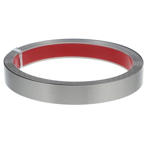 HYTROVE 1 Rolle Selbstklebende Zierleiste für Wand und Deckenverkleidung Hochwertige Metallkante für Minimalistisches Design Einfache Installation und Vielseitige Anwendung Verschiedenen von HYTROVE