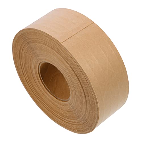 HYTROVE 1 Rolle Umweltfreundliches Kraftpapier Klebeband Klebend und Hitzebeständig für Verpackungen und Bastelarbeiten Robust und Einfach zu Verwenden von HYTROVE