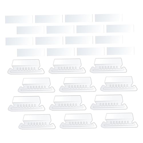 HYTROVE 1 Satz Hängende Ordneretiketten PVC Etikettenhalter mit Papier Einlagen für Einfache Organisation und Identifikation von Dateien Ablageordnern von HYTROVE