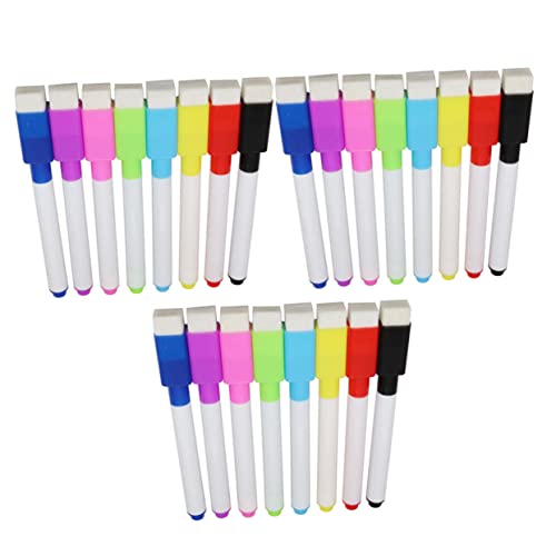HYTROVE 1 Satz Magnetische Whiteboard Marker Set Farben Abwischbare Wasserbasierte Stifte mit Magnet zur Verwendung Whiteboards und Metalloberflächen für Büro und Schule HYTROVE 1 Satz Magnetische Whiteboard Marker Set Farben Abwischbare Wasserbasierte Stifte mit Magnet zur Verwendung Whiteboards und Metalloberflächen für Büro und Schule von HYTROVE