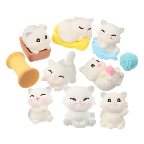 HYTROVE 1 Satz Mikro-Landschaftsverzierung Figur Plüsch Katzenskulptur Untersetzer Party tierische bescherung Cartoon cat wohnzimmerdeko hausdeko car Decor Miniaturtiere kleine Katze Harz HYTROVE 1 Satz Mikro-Landschaftsverzierung Figur Plüsch Katzenskulptur Untersetzer Party tierische bescherung Cartoon cat wohnzimmerdeko hausdeko car Decor Miniaturtiere kleine Katze Harz von HYTROVE