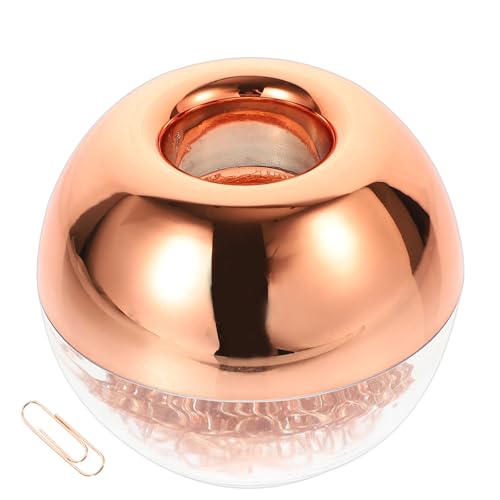 HYTROVE 1 Schachtel Büroklammern Roségold Dekorativer Box Kreative Büroklammern Starke Haltekraft Kompakte und Leichte Aufbewahrung für Bürobedarf und Geschäftsreisen HYTROVE 1 Schachtel Büroklammern Roségold Dekorativer Box Kreative Büroklammern Starke Haltekraft Kompakte und Leichte Aufbewahrung für Bürobedarf und Geschäftsreisen von HYTROVE
