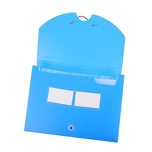 HYTROVE 1 Stück Dokumentenmappe aus Tragbare Sammelmappe Blau für Organisation von Unterlagen Quittungen und Karten für Büro und Zuhause HYTROVE 1 Stück Dokumentenmappe aus Tragbare Sammelmappe Blau für Organisation von Unterlagen Quittungen und Karten für Büro und Zuhause von HYTROVE