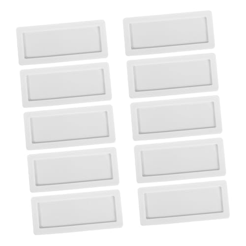 HYTROVE 10 Pcs Magnetic Etiketthalter Mit Karten Einfügung Einfügen Magnet- Und Klebstoffdatenkartenhalter Dateischrank -etiketten Mit Magneten Für Metallregalbehälter Kabinett Weiß HYTROVE 10 Pcs Magnetic Etiketthalter Mit Karten Einfügung Einfügen Magnet- Und Klebstoffdatenkartenhalter Dateischrank -etiketten Mit Magneten Für Metallregalbehälter Kabinett Weiß von HYTROVE