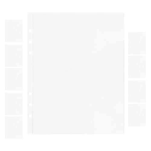 HYTROVE 10 Stück PVC Transparente Sammeltaschen Teiliges Set Nachfüllbare Binderhüllen für Notizbücher Belege und Fotos Leicht und Tragbar Vielseitige Aufbewahrungslösungen HYTROVE 10 Stück PVC Transparente Sammeltaschen Teiliges Set Nachfüllbare Binderhüllen für Notizbücher Belege und Fotos Leicht und Tragbar Vielseitige Aufbewahrungslösungen von HYTROVE