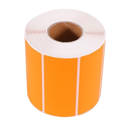 HYTROVE 1000Stücke Selbstklebende Aufkleber für Büro und Zuhause Orange Hochwertiges Aufkleberpapier für Organisation und Kennzeichnung Einfach zu Verwenden von HYTROVE