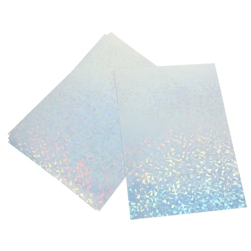 HYTROVE 10Blätter Aufkleberpapier Bedruckbare Vinylfolie Selbstklebend für Tintenstrahldrucker Vielseitig Einsetzbar für DIY und Bastelarbeiten HYTROVE 10Blätter Aufkleberpapier Bedruckbare Vinylfolie Selbstklebend für Tintenstrahldrucker Vielseitig Einsetzbar für DIY und Bastelarbeiten von HYTROVE