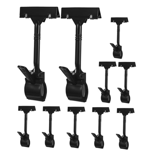 HYTROVE 10Stücke Förmige Kunststoff Schilderhalter Clip Drehbare Preisschildhalter für Einzelhandel Vielseitig Einsetzbar zur Präsentation von Produktinformationen HYTROVE 10Stücke Förmige Kunststoff Schilderhalter Clip Drehbare Preisschildhalter für Einzelhandel Vielseitig Einsetzbar zur Präsentation von Produktinformationen von HYTROVE