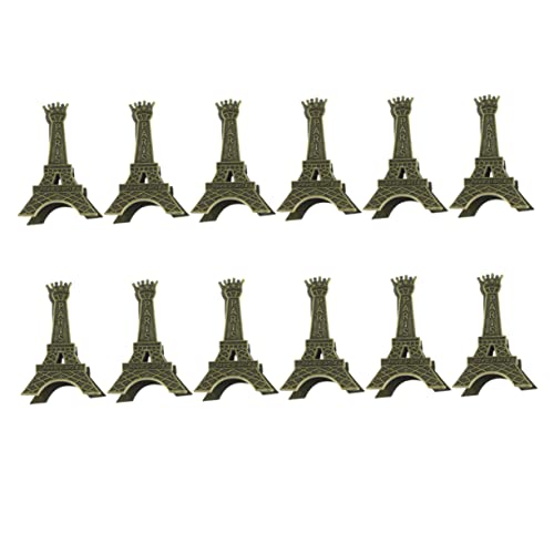 HYTROVE 12Stücke Eiffelturm Kartenhalter aus Metall Kreative Büroklammern für Visitenkarten Notizen Fotos Elegante Tischdeko für Hochzeit Feiern HYTROVE 12Stücke Eiffelturm Kartenhalter aus Metall Kreative Büroklammern für Visitenkarten Notizen Fotos Elegante Tischdeko für Hochzeit Feiern von HYTROVE