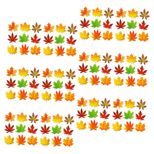 HYTROVE 135 Stück Ahornblatt-ausschnitte: Herbst-pinnwand-dekorationen – Ahornblatt-papierausschnitte Für Thanksgiving-partys, Klassenzimmer-bastelarbeiten, Erntedankfest-verschönerungen, von HYTROVE