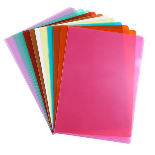 HYTROVE 16 Stück Transparente Dokumentenordner für Berichte Briefe und Lebendigen Farben für Effektive Organisation und Langlebigkeit HYTROVE 16 Stück Transparente Dokumentenordner für Berichte Briefe und Lebendigen Farben für Effektive Organisation und Langlebigkeit von HYTROVE
