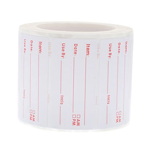 HYTROVE 1Rolle Beschriftbare Lebensmittel Datumsetiketten Nahrungsmittelklassifizierte Aufkleber Für Gläser Und Behälter Rückstandslos Entfernbar Wasserlöslich HYTROVE 1Rolle Beschriftbare Lebensmittel Datumsetiketten Nahrungsmittelklassifizierte Aufkleber Für Gläser Und Behälter Rückstandslos Entfernbar Wasserlöslich von HYTROVE
