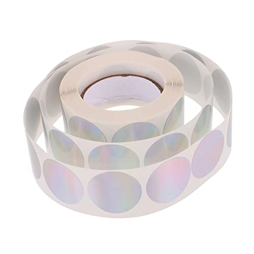 HYTROVE 1Rolle Runde Selbstklebende Aufkleber Blanko Etikettenrolle für Scrapbooking Dekoration und Bastelprojekte Abnehmbar und Langlebig Beschriften HYTROVE 1Rolle Runde Selbstklebende Aufkleber Blanko Etikettenrolle für Scrapbooking Dekoration und Bastelprojekte Abnehmbar und Langlebig Beschriften von HYTROVE