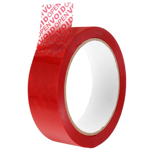 HYTROVE 1Rolle Tamper Evident Tape Sicherheits Klebeband mit Öffnungsfunktion Rot für Sichere Verpackungen und Diebstahlschutz HYTROVE 1Rolle Tamper Evident Tape Sicherheits Klebeband mit Öffnungsfunktion Rot für Sichere Verpackungen und Diebstahlschutz von HYTROVE