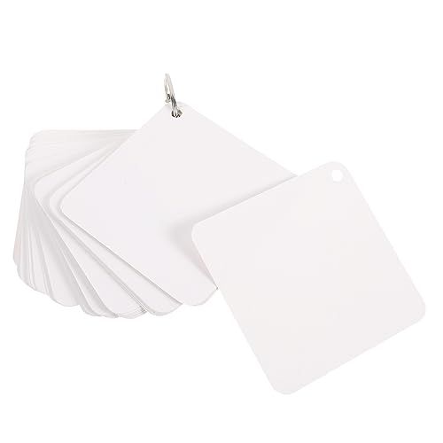 HYTROVE 1Satz Leere Karteikarten mit Ringen Vorgelochte Notizkarten für DIY für Schule Büro und Kreative Projekte Metallringen zur Einfachen HYTROVE 1Satz Leere Karteikarten mit Ringen Vorgelochte Notizkarten für DIY für Schule Büro und Kreative Projekte Metallringen zur Einfachen von HYTROVE