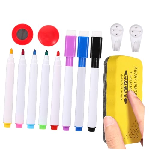 HYTROVE 1Satz Marker Magneten Haken und Radierer Zubehör für Büro Schule und Zuhause Vielseitig Einsetzbar und Leicht zu Transportieren HYTROVE 1Satz Marker Magneten Haken und Radierer Zubehör für Büro Schule und Zuhause Vielseitig Einsetzbar und Leicht zu Transportieren von HYTROVE