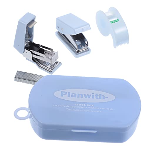 HYTROVE 1Satz Multifunktionales Bürobedarfset Handlicher Klebebandspender Hefter und Lochgerät für Scrapbooking DIY Notizen und Büroarbeiten Tragbar und Praktisch HYTROVE 1Satz Multifunktionales Bürobedarfset Handlicher Klebebandspender Hefter und Lochgerät für Scrapbooking DIY Notizen und Büroarbeiten Tragbar und Praktisch von HYTROVE