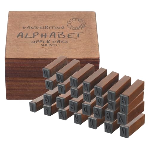 HYTROVE 1Satz Retro Holzstempel DIY Alphabet Stempel für Scrapbooking Handwerk Vintage Briefmarken für Kreative Projekte für Bastelfreunde HYTROVE 1Satz Retro Holzstempel DIY Alphabet Stempel für Scrapbooking Handwerk Vintage Briefmarken für Kreative Projekte für Bastelfreunde von HYTROVE