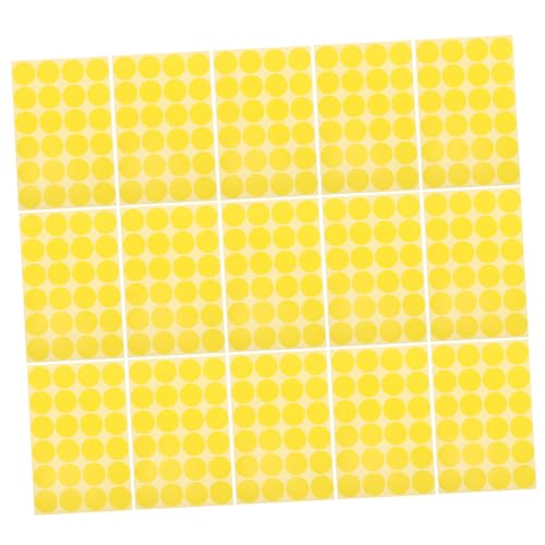 HYTROVE 2 Packungen Mit Runden, Leuchtenden Farbcodierungsetiketten: 32 Mm Große Klebepunktaufkleber Für Einfache Organisation Und Bastelprojekte – Selbstklebende Runde Punktetiketten von HYTROVE
