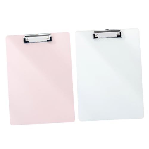 HYTROVE 2 Stück Klemmbrett Schreibunterlage mit Clip Zufällige Farben für Büro Schule und Zuhause Schutz von Dokumenten und Notizen Zufällige Farbe Zufällige Farbe HYTROVE 2 Stück Klemmbrett Schreibunterlage mit Clip Zufällige Farben für Büro Schule und Zuhause Schutz von Dokumenten und Notizen Zufällige Farbe Zufällige Farbe von HYTROVE