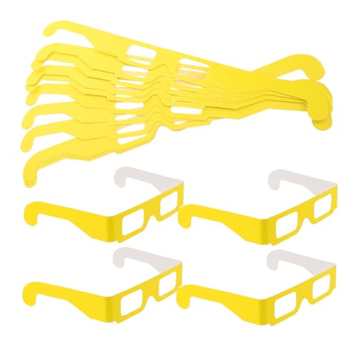 HYTROVE 20 Paare Rainbow Diffraction Brille für Partys Pack Rechteckige Brillen für Outdoor Events Musikfestivals und Bars Bequem und Stylisch für Lange Tragezeiten von HYTROVE