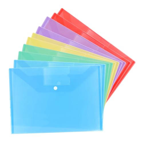 HYTROVE 20 Stück Dokumententaschen mit Druckknopf und Labeltaschen Farbige Aktenordner für Büro Schule und Reisen Wasser und Reißfest Vielseitig Einsetzbar HYTROVE 20 Stück Dokumententaschen mit Druckknopf und Labeltaschen Farbige Aktenordner für Büro Schule und Reisen Wasser und Reißfest Vielseitig Einsetzbar von HYTROVE